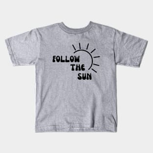 Follow The Sun Kids T-Shirt